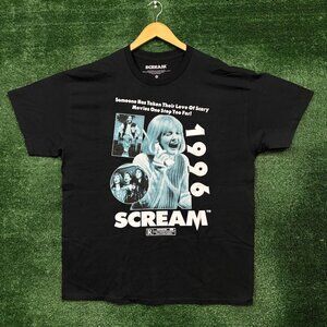 Scream 1996 Movie Poster Horror T-Shirt Size Extra Large